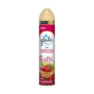 AMBIENTADOR GLADE ALEGRIA FLORES Y FRUTOS ROJOS 400ML