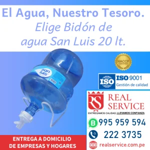Lee más sobre el artículo ¿Por qué Elegir el Bidón de Agua San Luis 20 litros para empresa y hogar?