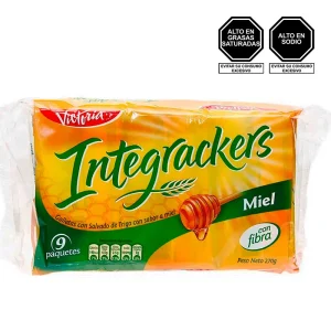 Galleta integracker con miel Victoria x 9 pqt