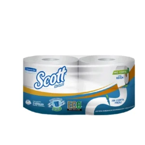 PAPEL HIGIENICO SCOTT JUMBO BLANCO 550 MTS X 4 Rollos