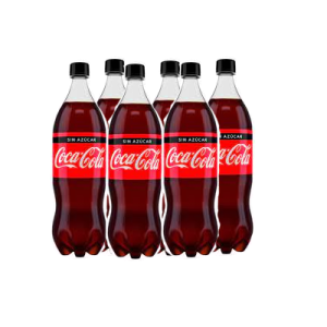 Gaseosa Coca Cola sin azucar 1.5 lt x 6 botellas