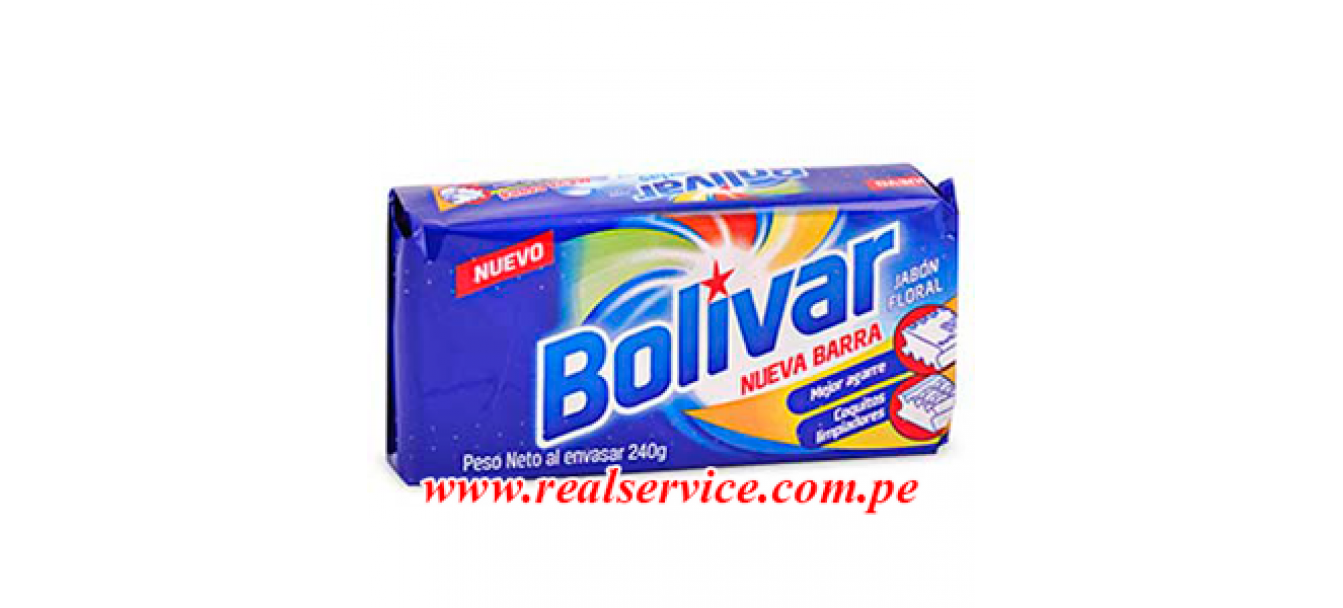 Jabon Bolivar para ropa blanco 240 gr
