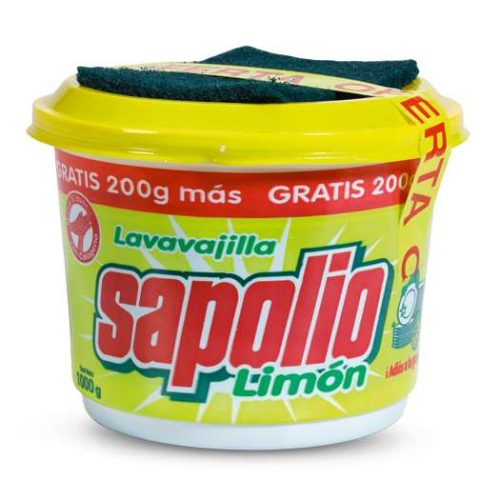Lavavajilla Sapolio Crema Limon 900 Gr