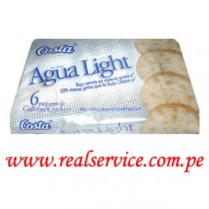 Galleta Agua Light Costa Pack X 6 Pqtes
