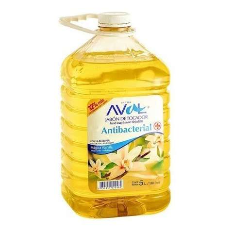 Jabón Aval antibacterial 5 litros galon